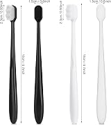 WLLHYF Micro Nano Toothbrush 2 PCS Soft Bristles for Sensitive Teeth view 2