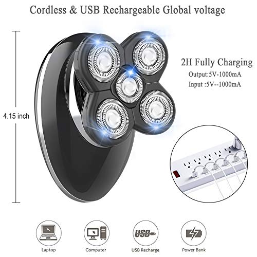 Kibiy Electric Shavers for Men Bald Head Shaver Mens Electric Razors