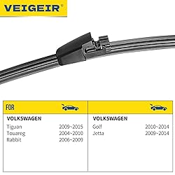 13" Rear Wiper Blade Compatible with Volkswagen