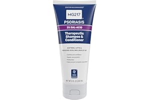 MG217 Psoriasis Shampoo and Conditioner with Salicylic Acid, Therapeutic Scalp Treatment, Softens, Lifts, Removes Scaling, Psoriasis Scalp Treatment, Salicylic Acid Shampoo and Conditioner, 8floz Tube