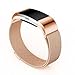CIDETTY For Fitbit Charge 2 Band, Stainless Steel Milanese Loop Metal Bracelet Strap with Strong Magnetic Clasp for Fitbit Charge 2