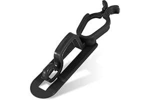 OURTRONESS Christmas Light Gutter Clip Outdoor Shingle Clips 120 Pieces Holiday Hanger Hooks Compatible with C9 C7 C6 for Roof, Roof Ridge Line, Fence (Black)