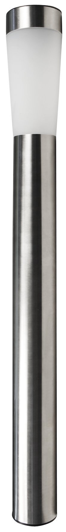 Grundig 871125289642 LED Solar Lamp, Silver, 7.5 x 7.5 x 90 cm