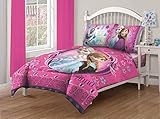 Disney Frozen Nordic Florals Comforter Set with Fitted Sheet, Full (Kitchen)