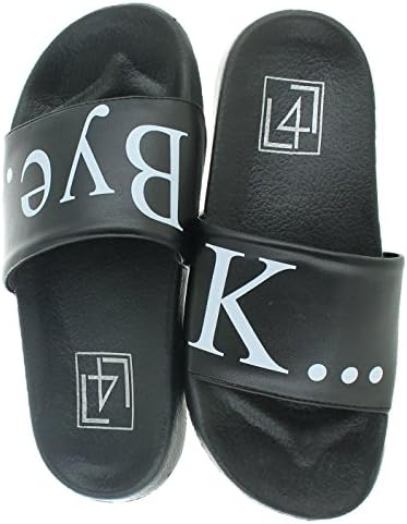 Lust For Life LFL by Women's Pool Slide Sandals Black Size 10