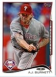 2014 Topps Baseball Card # 641 A.J. Burnett - Philadelphia Phillies