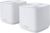 ASUS ZenWiFi AX Mini XD4 2 Pack White Mesh WiFi System 1800Mbps Router