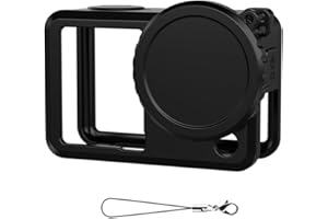 Silicone Protective Case for DJI for Osmo for Action 6 Camera, Soft Drop-Resistant Cover with Precise Cutouts and Lanyard Hol