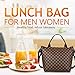 Lunch Bag, Insulated Lunch Box with Removable Shoulder Strap Lunch Tote Bag Waterproof Cooler Thermal Leak Proof Liner Reusable Lunch Bag for Women Men College Hiking Picnic Boating Beach Work