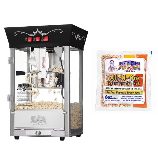 Matinee Countertop Popcorn Machine 3 Gallon Popcorn Popper, 8oz
