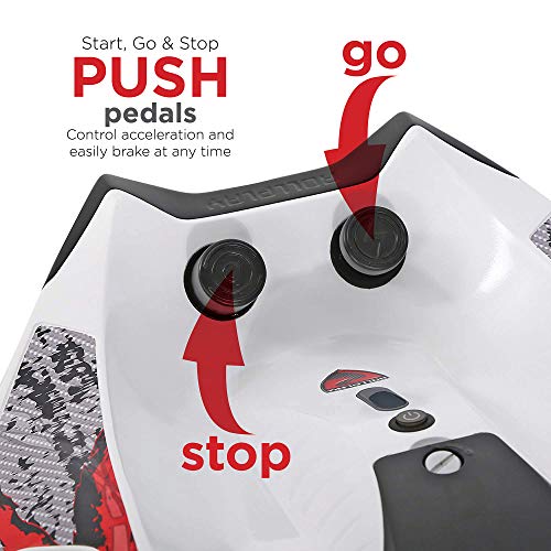 Rollplay 12V Nighthawk Electric Ride-On Toy For Ages 6 & Up - Battery-Powered Kid's Ride-On For Boys & Girlsup To 6 mph- White