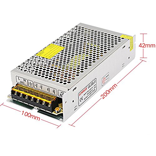 Briidea 110v/220v ac to dc 12v 15a 180w universal regul…