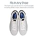 Silicone Gel Heel Cups, Shoe Inserts Silica Gel Pads Insole for Plantar Fasciitis, Bone Spurs Pain Relief, Sore Heel Pain, Achilles Pain and Foot Care (Blue US Men's 10-13)