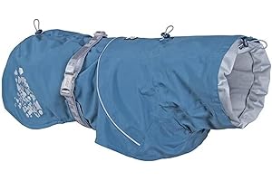 Hurtta Monsoon Coat, Dog Raincoat, Bilberry, 18 in
