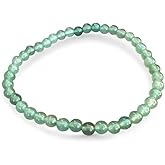 4mm Green Aventurine Beaded Bracelet – Luck • Growth • Positive Energy