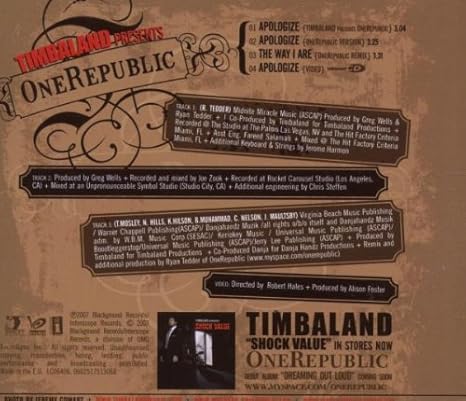 Apologize One Republic Amazon De Musik apologize one republic amazon de musik