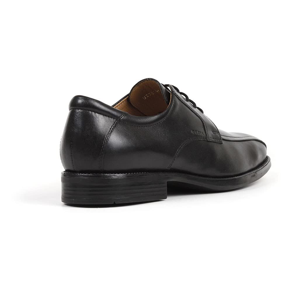 Geox Herren U Federico W Derby, Schwarz, 41.5 EU 8