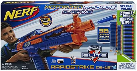 pistola nerf rapidstrike cs 18