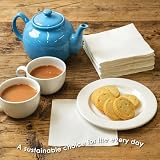 Talking Tables Table Kind 100 Pack 2ply 33cm White Napkins FSC EU Made view 4