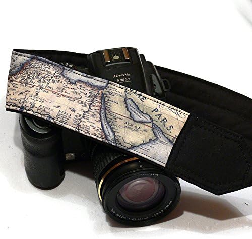 Vintage Map Camera Strap. Holy Land Camera Strap. Nikon Canon Camera Strap. SLR, DSLR Camera Strap. Gift For Photographer; 006