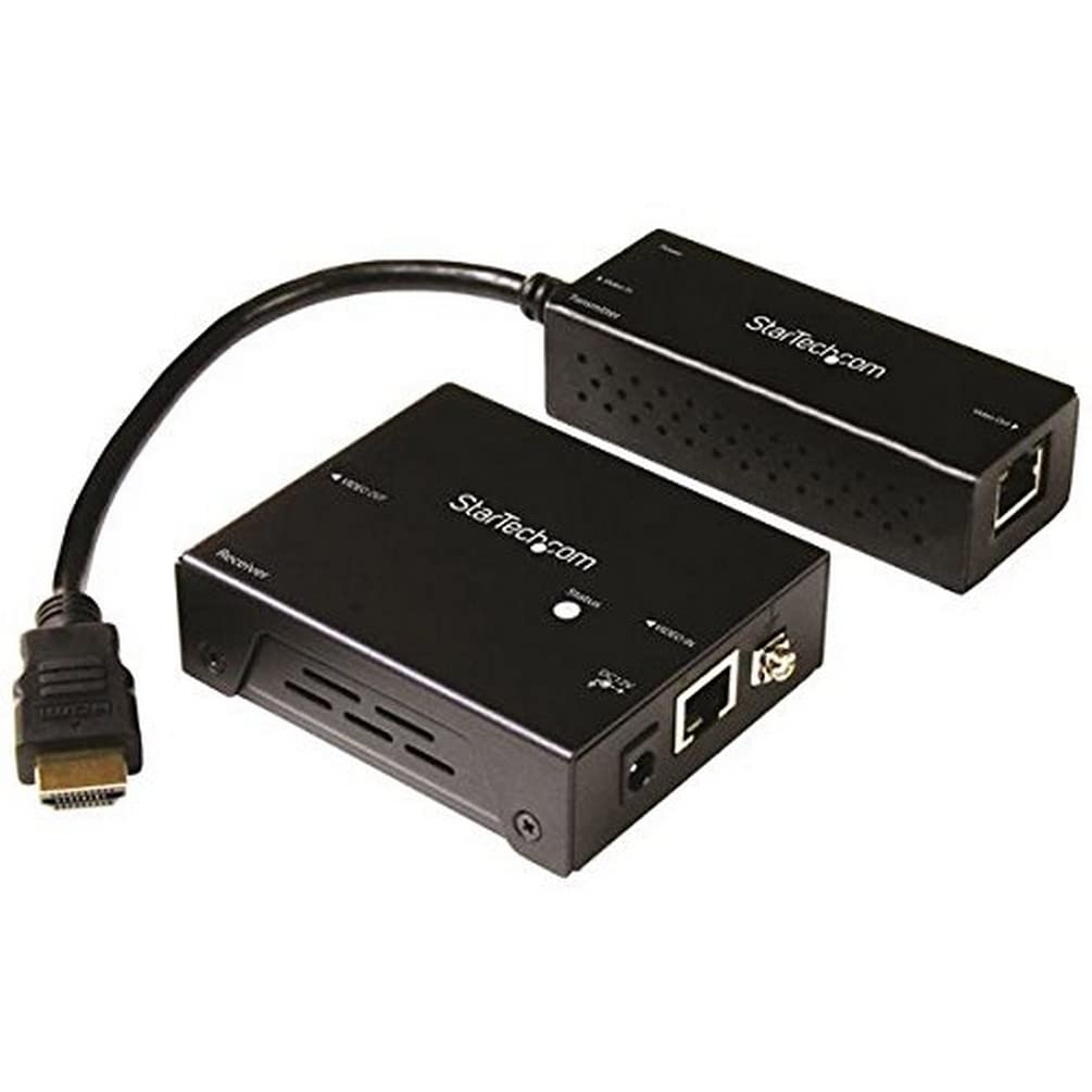 StarTech.com HDBaseT Extender Kit with Compact Transmitter - HDMI over CAT5 - HDMI over HDBaseT - Up to 4K (ST121HDBTDK)