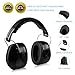Homitt Sound Ear Muffs Hearing Protection, Noise Reduction Safety Earmuffs, Ear Defenders SNR 34dB with Noise Cancelling Technology for Shooting, Hunting, Working or Construction, with A Carry Bag