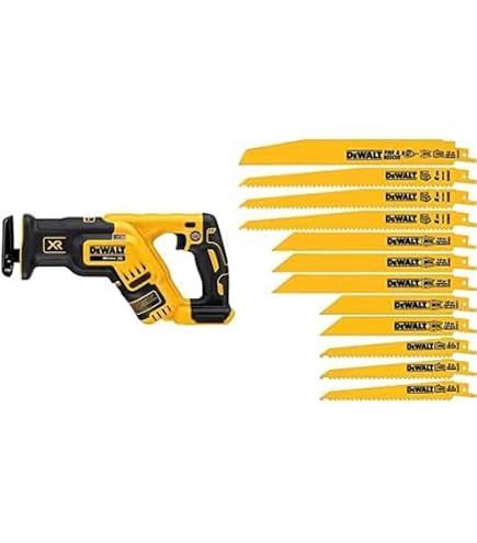 DEWALT DCS367B 20V MAX XR Compact Reciprocating Saw (Tool Only) - Brushless Motor, 2900 SPM