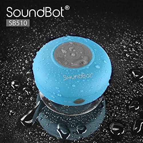 Soundbot SB510 Bluetooth Shower Speaker HD Water Resistant Bathroom