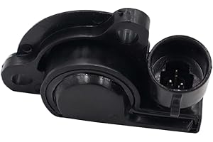 BDZMC Car Throttle Position Sensor, TPS Gas Pedal Position Sensor, Car Accelerator Kit, Gas Fuel Idle Air Control Valve Sensor, Gas Engine Accessories Replace OEM 17087400 17111815 17088026