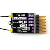GoolRC Flysky INr6-HS Receiver, 2.4GHz 6 Channels RC Receiver with Dual Antenna PWM/PPM/i-BUS2/S.Bus/i-Bus Date Output Compatible with Flysky Noble NB4+ NB4 Pro+ RC Transmitter for RC Car Drone Boat