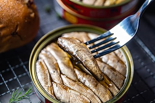 MW POLAR BRISLING SARDINES, SMOKED IN OLIVE OIL, 4.23-OUNCE