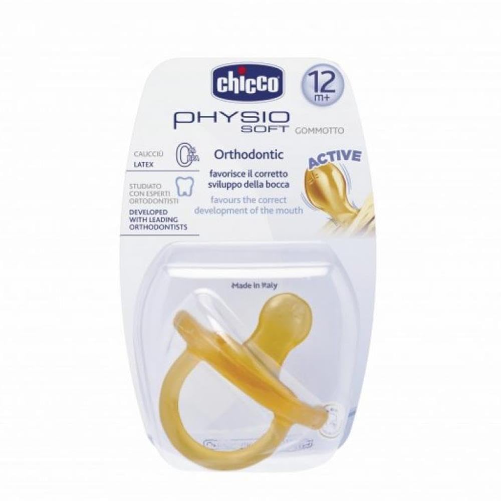 Chicco Physio Soft 00073004310000 Teat 16-36 m Rubber Neutral Orange