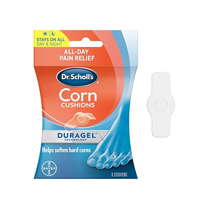 Dr. Scholl's CORN CUSHION with Duragel Technology 6ct Cushioning Protection against Shoe Pressure and Friction that Fits…