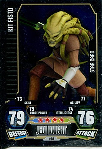 Star Wars Force Attax Series 3 Card #198 Kit Fisto