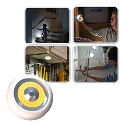 Atomic Beam TapLight Tap LED Light by BulbHead The Astonishingly Bright Stick Anywhere Light (1 Pack)