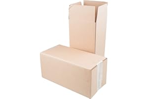 250×120×120mm (9.8"x4.7"x4.7") Long Corrugated Cardboard Boxes Mail Small Parcel Post Boxes for Posting Brown Mailing Post Sh