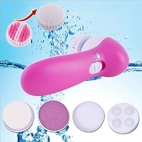Vinmax Facial Cleansing Brush Body and Face Scrubber - 5 In 1 Electric Facial Cleansing Kit