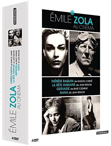 Émile Zola au cinéma - Thérèse Raquin + La bête humaine + Gervaise + Nana - Pack