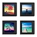 4PCs 4x4 Picture Frames Black Wood Instagram Photo Image Square Frame fit Window 3.6 x 3.6 Wall Decoration