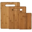 Totally Bamboo Set of 3 Bamboo Cutting and Serving Boards