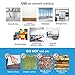 Extra Large Whiteboard Decal Sticker, Self-Adhesive Paper Message Board (6.5 FEET) Peel and Stick Wallpaper with 4 Dry Erase Markers, Size 17.7” X 78.7”