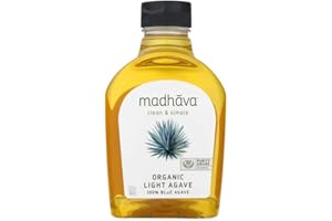 Madhava Organic Light Agave 100 Pure Blue Nectar Sugar Alternative Vegan Non Gmo Natural Liquid Sweetener 46 Oz. Pack Of 2