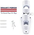 Valley Forge, American Flag, Aluminum Bracket White Powder Coated, 2-Position Pole Holder