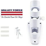 Valley Forge, American Flag, Aluminum Bracket White Powder Coated, 2-Position Pole Holder