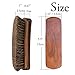 IGIYI Horsehair Shoe Brush, Shoe Shine Brushes, Horse Cleaning Polishing Kit
