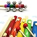PETUOL Kids Musical Instruments 24pcs Wood Percussion Xylophone Toys for Children Musical Movement-Music Rhythm Percussion Kit for Toddler Boy and Girls Gift