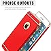Biter Case Compatible with iPhone 6/6s Plus 3 in 1 Ultra Thin PC Hard Shockproof Protective Smooth Surface (iPhone 6/6S, red)
