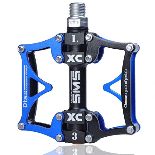 TRADEÂ® ThinkTop MTB/BMX Road Mointain Bike Pedals Bicycle Platform 3 Sealed Bearing Pedals Axle 9/16 Inch