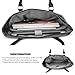 DTBG Laptop Tote Bag, 15.6 Inch Women Shoulder Bag Nylon Briefcase Casual Handbag Laptop Case for 15-15.10 Inch Tablet/Ultra-Book/MacBook/Chromebook (Grey+Black Dot)