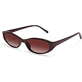 GUVIVI Retro Oval Sunglasses for Women 2026 90s Small Chic Cat Eye Sun Glasses Sunnies Lightweight Shades